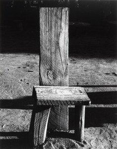 Barber's Chair of Mining Timbers, Luipaardsvlei Gold Mine, Krugersdorp, South Africa