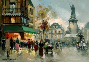 Place De La Republic — Antoine Blanchard (marcel Masson)