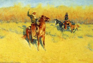 La Señal Del Ganado De Cuernos Largos — Frederic Remington, Regionalismo Estadounidense