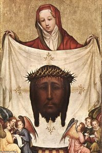 St. Veronica With The Holy Kerchief — Maestro De Santa Verónica