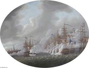 The Battle Of Copenhagen — John Wilson Carmichael