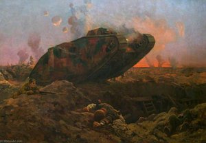 A Tank In Action — John Hassall