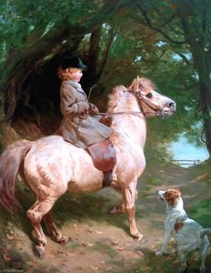 A Morning Ride, The Yellow Sheltie — John Charlton