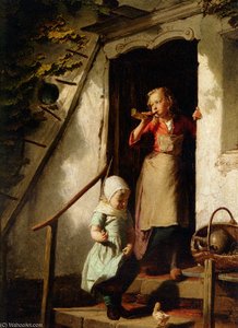 Feeding The Chicks — Theodore Gerard