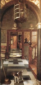 View Of A Corridor — Samuel Dirksz Van Hoogstraten, Baroque