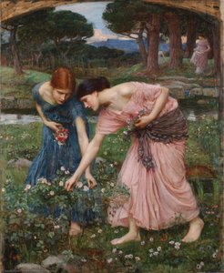 Gather Ye Rosebuds While Ye May — John William Waterhouse