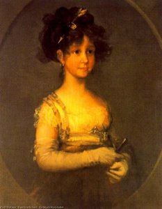 The Infanta María Isabel — Francisco José De Goya Y Lucientes, Romanticism
