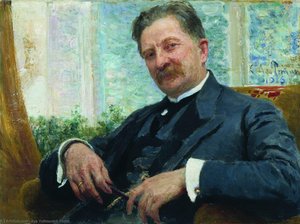 Portrait Of Vengerov — Ilya Yefimovich Repin