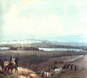 Fort Union On The Missouri — Karl Bodmer