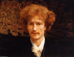 Portrait Of Ignacy Jan Paderewski — Lourens Alma Tadema
