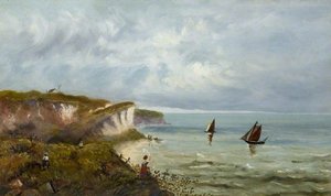 Seascape (from Cliffs) — Elsie May Robson