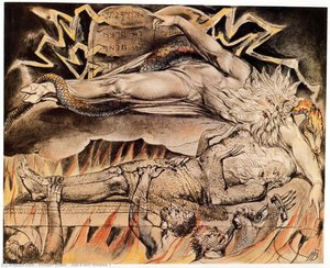 Job´s Böse Träume 1 — William Blake, Romantic Symbolism