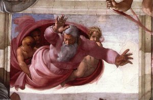 Separation Of The Earth From The Waters — Mihailo Anđelo, Renaissance Humanism