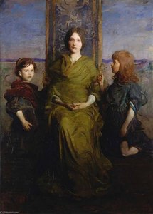 Virgin Enthroned — Abbott Handerson Thayer