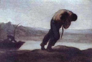 The Hauler Of A Boat — Honoré Daumier
