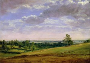 View From Highgate Hill — John Constable, Romantic Landscape