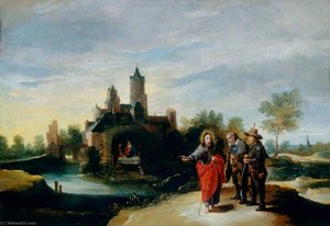Christ And The Disciples On The Way To Emmaus — David Teniers The Younger