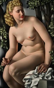 Suzanne Bathing — Tamara De Lempicka