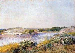 The Little Pond, Appledore — Frederick Childe Hassam