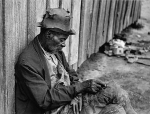 The Whittler, An Old Negro Man (ex Slave) Camden, Alabama — Marion Post Wolcott