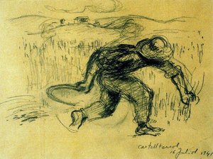 Harvester At Castellterçol — Josep Mompou Dencausse