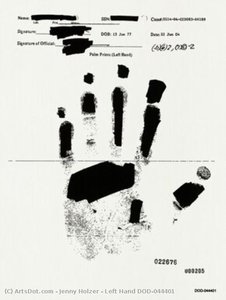 Left Hand Dod-044401 — Jenny Holzer