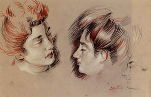 Head Studies — Paul César Helleu