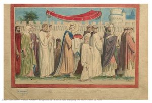 Saint Louis Bringing The Holy Crown To Paris — William-adolphe Bouguereau