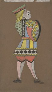 Knave of Hearts (costume design for Alice-in-Wonderland)