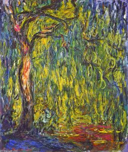 Weeping Willow — Claude Monet, Impressionism