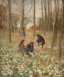 Girls In A Spring Wood — John Elliot Maguire