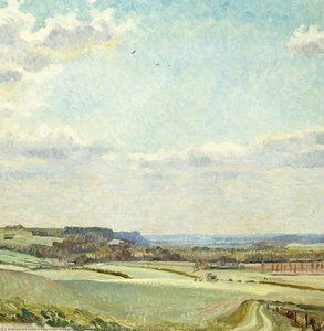 Towards Hexton from Tingley Wood, Hertfordshire