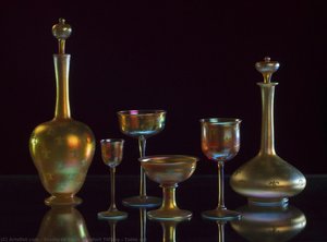 Table Set — Estudio De Louis Comfort Tiffany