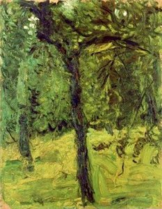 Tree In The Garden — Richard Gerstl, Post-impressionism