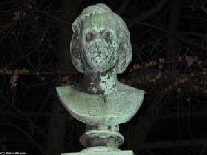 The Swedish Sculptor Bengt Erland Fogelberg At Ostra Kyrkogården In Gothenburg