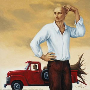 Trucking Away A Tree — Elmer Misa Borlongan