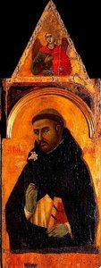 Virgen Con Niño Y Cuatro Santos — Duccio Di Buoninsegna, Sienese Gothic