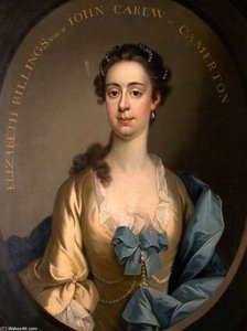 Elizabeth Billings, Mrs John Carew Of Camerton — Thomas Hudson
