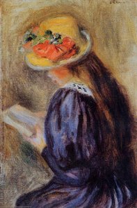 Little Girl In Blue — Pierre-auguste Renoir, Impressionist Portrait