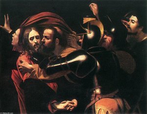 La Toma De Cristo — Caravaggio, Baroque