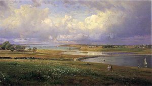 Mackerel Cove, Jamestown, Rhode Island — William Trost Richards