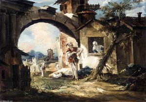 The Amorous Turk — Gianantonio Guardi