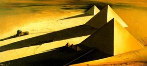 The Pyramids And The Sphynx Of Gizeh — Salvador Dalí, Surrealist Art