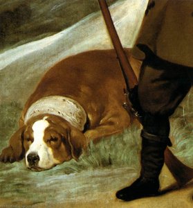 Prince Baltasar Carlos As Hunter (detail) — Diego Velázquez, Baroque