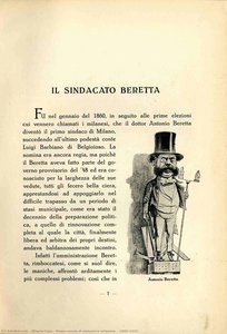 Mezzo secolo di caricatura milanese : (1860-1910)