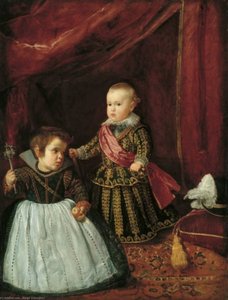 Prince Baltasar Carlos With A Dwarf — Diego Velázquez, Baroque
