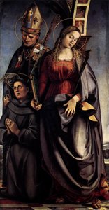 St Augustine Altarpiece (right Wing) — Luca Signorelli, Early Renaissance