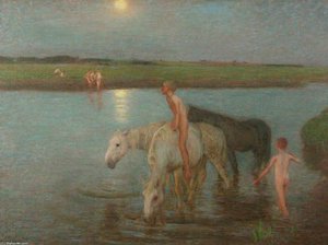 The Riverbank — Edward William Stott