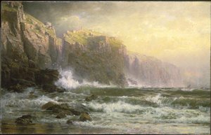 The League Long Breakers Thundering On The Reef — William Trost Richards