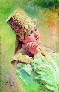 Boyaryshnya (9) — Konstantin Yegorovich Makovsky